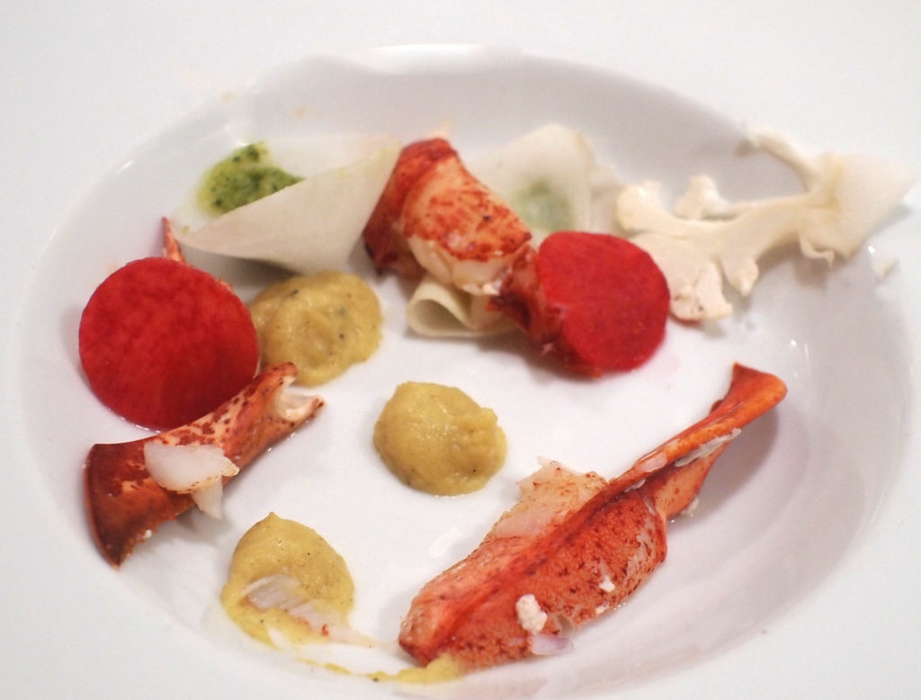 Kreeft met kokossaus