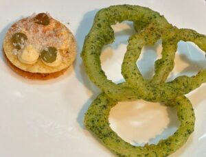 Piment, oude kaas, augurk